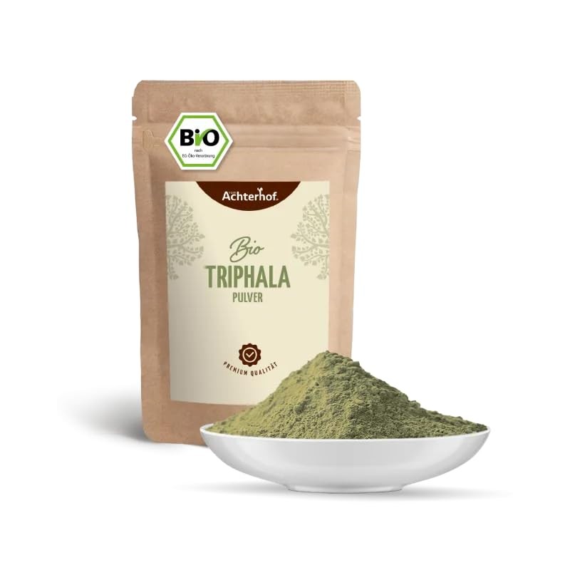 Triphala Powder Organic (500g) Ayurveda from Achterhof