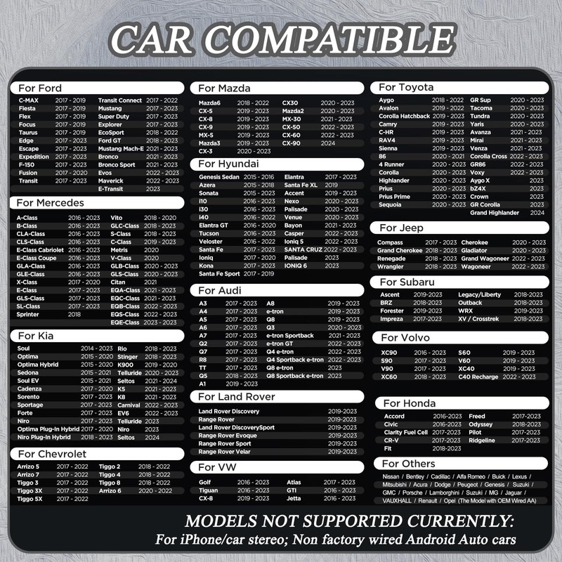Android Car Wireless Adapter, Carplay Wireless Adapter, Android Car Adapter