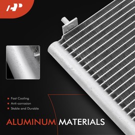 A-Premium A/C Condenser Replace# 4837 - Compatible with 1997-2002 Mitsubishi Mirage 1.5L 1.8L