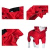 LOVELONGLONG Waterproof Dog Raincoat with Removable Hood – Outdoor Full