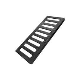 Natotela B125 Ductile Iron Driveway Drain Grate-20x8 in. Metal Trench Drain Grates,Outdoor Heavy Duty Channel Drainage Cover for Garage Factory Farm Parking Lot Basement Sewer Ditch Concrete Floor