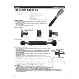 Penn State Industries PKISCOOP5 Ice Cream Scoop Kit Woodturning Project