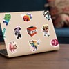 50Pcs Mine Stickers, Cool Pixel Art Gaming Decals for Laptops