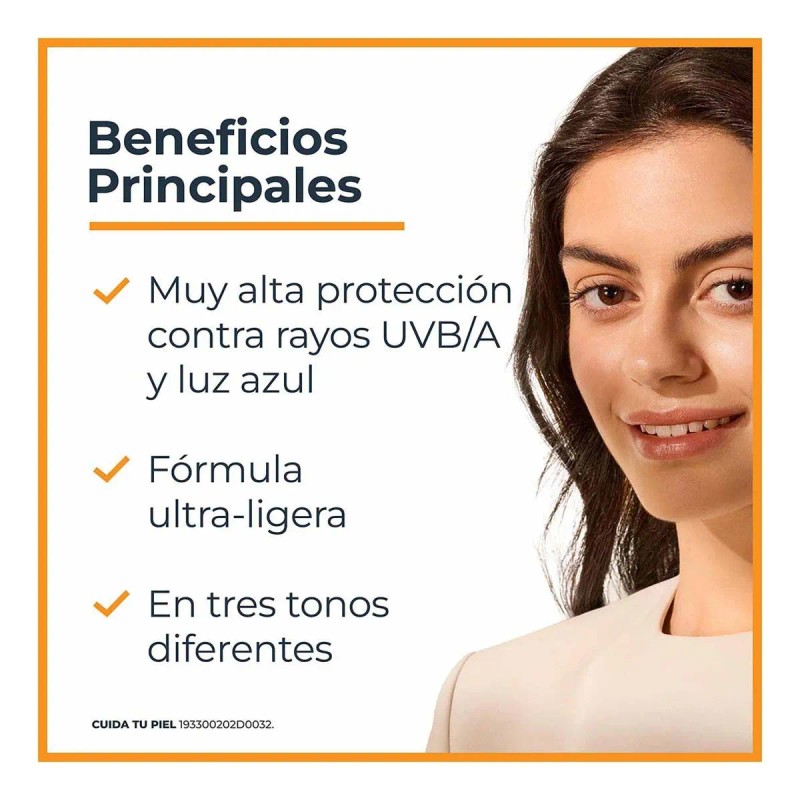 Eucerin Sun Hydro Fluid Protector Solar Fps50 Tono Medio Facial