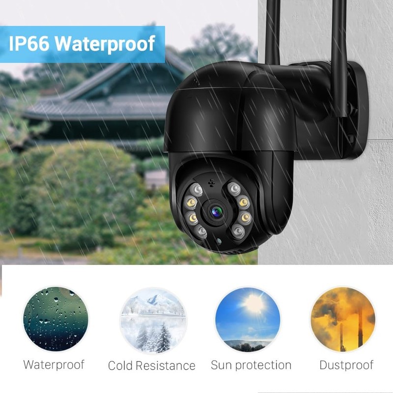 8MP PTZ WiFi IP Camera 4K HD 5MP Surveillance Camera