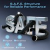 Semboh 4 Inch Flexible Exhaust Duct Hose 3FT with 2