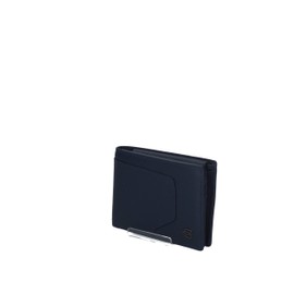 PIQUADRO Blue Men's Bi-Fold Wallet Blu Oltremare, Taglia Unica - PU1392AOR-BLU