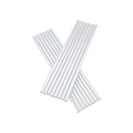 Straw, GIANT or Smoothie, PACK of 100, Clear 10 inch Unwrapped, D & W Fine Pack