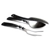 Handforged Medieval Cutlery Set - Stainless Steel Knife, Fork and