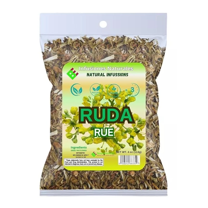 B-Experts Store Ruda Seca Té (Rue Dried Herbs Tea) 4oz