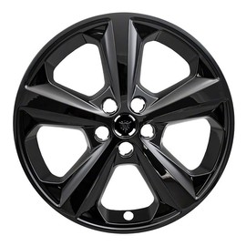 MotorUp America 4pc 18" Gloss Black Wheel Skins Compatible with 15-24 Ford Edge SE, SEL, ST, ST-Line, Titanium, Impostors for FT4Z1007B Wheel Series