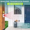 Qualirey Driveway Alarm Wireless Outside Motion Sensor Alarm with Receiver