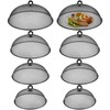 8 Pcs Metal Mesh Food Cover 14" 12" 11" 10"