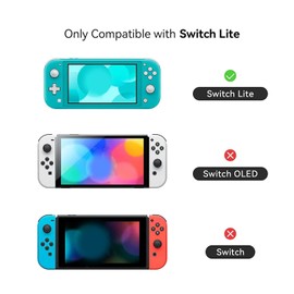 GeekShare Protective Case for Switch Lite Cute Slim Cover Case Anti-Scratch Shock Absorption Hard Protective Shell Compatible with Switch Lite Skin- Shark Party