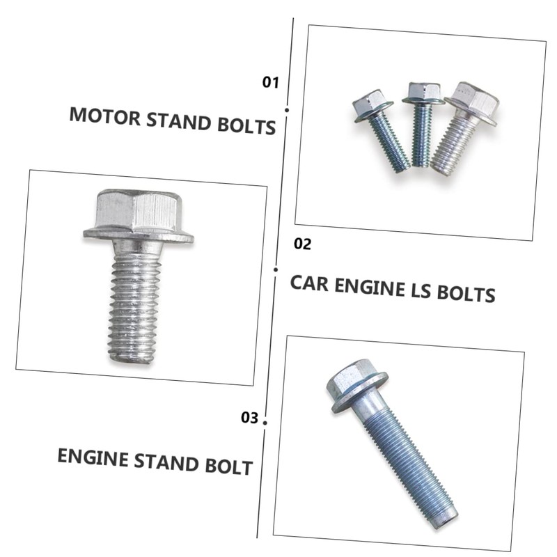 GLEAVI 12pcs Engine Bell Bolt Kit for Series Durable Motor