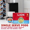 Lion Coffee Toasted Coconut Flavored Medium Roast Coffee Pods -