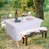 Rainberg 6ft & 4ft Stretchable Tablecloths for Rectangle Tables, Table