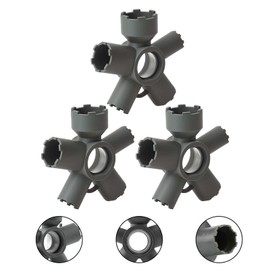 Congzikji 3Pcs 10 in 1 Faucet Aerator Removal Tool, Faucet Aerator Key, Fits M16.5 M18.5 M21.5 M22 M24 M28 TT TF STD TJ Sizes, for Hidden Threaded and Housed Aerateors