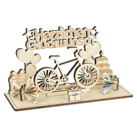 Geldgeschenk Geburtstag, Geschenke aus Holz Fahrrad Deko, Geschenkideen für Radfahrer, Geldgeschenke Weihnachten, Geldgeschenk Reise Ideal für Freunde, Familie und Radsportbegeisterte