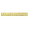 Wrapables Colorful Patterns Washi Masking Tape, Reflective Gold Bubbles