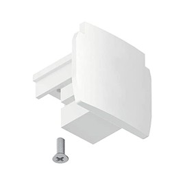 Paulmann ProRail3 91383 Rail System Connector End Cap Pack of 1 35 x 31.5 mm White Rail Systems Ceiling Rail Plastic