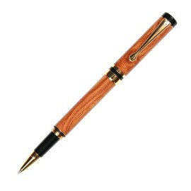 Lanier Pens Classic Rollerball Pen - 24kt Gold - Afzilia Burl
