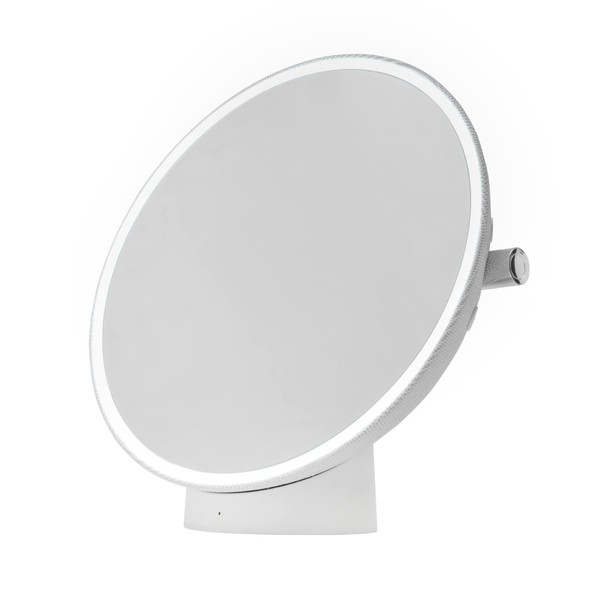 Sharper Image SPASTUDIO Waterproof Fogless Shower Mirror Bluetooth Speaker