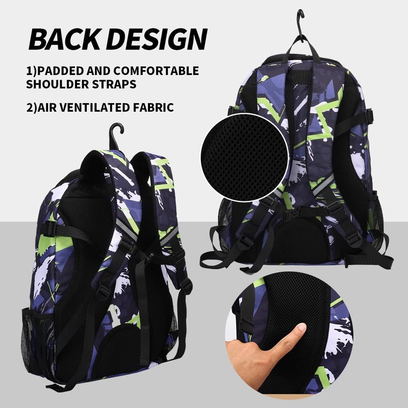 wpole Sports Baseball&Softball Bat Bag For Youth｜Adults, Baseball Equipment Backpack