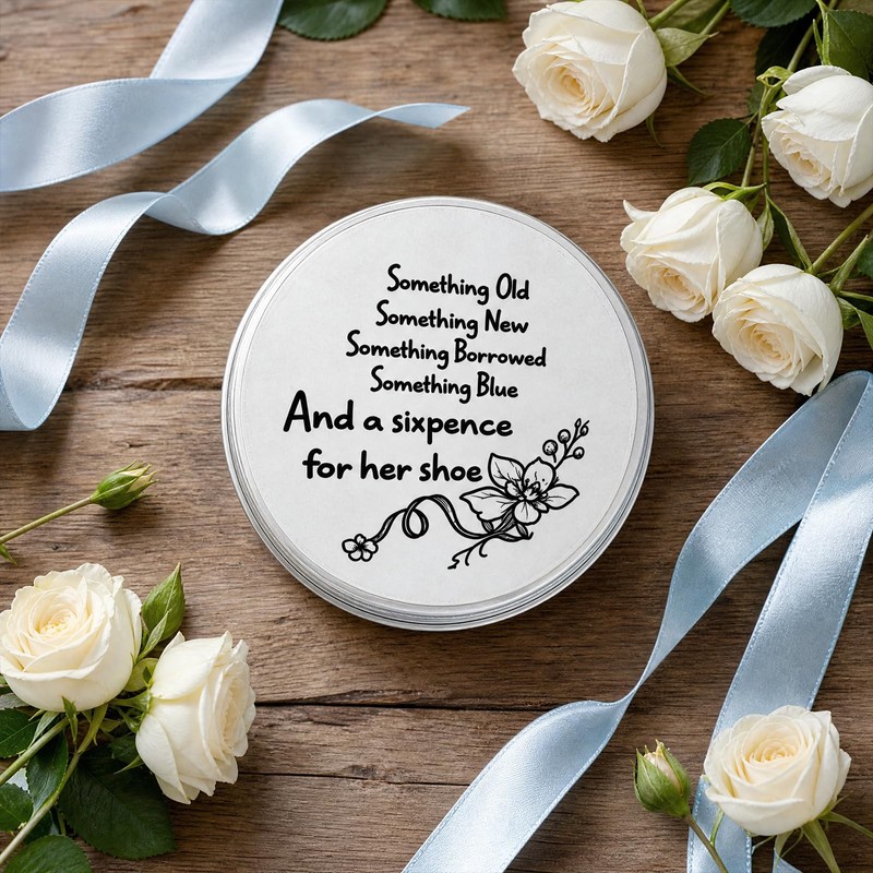 1966 Silver Sixpence Coin in Keepsake Tin – Good Luck