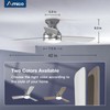 Amico Ceiling Fans with Lights, 42 inch Low Profile Ceiling