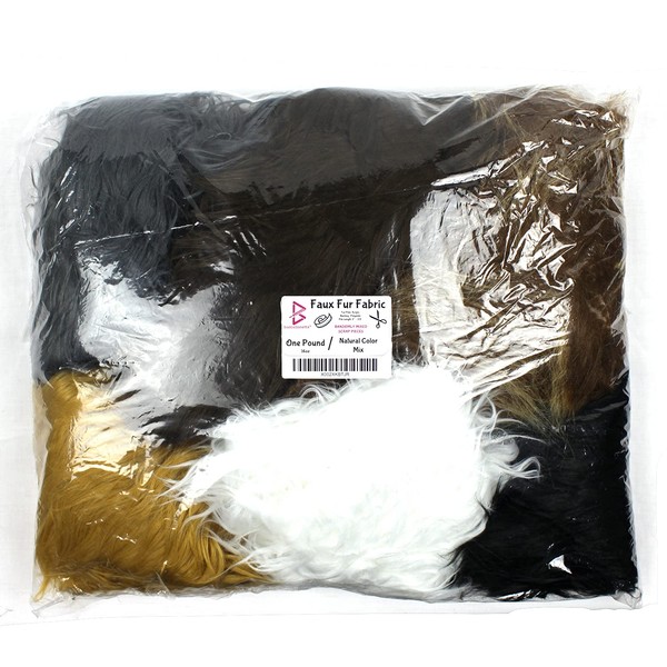 Barcelonetta | Faux Fur Scrap Pieces | 1 Lb Bag