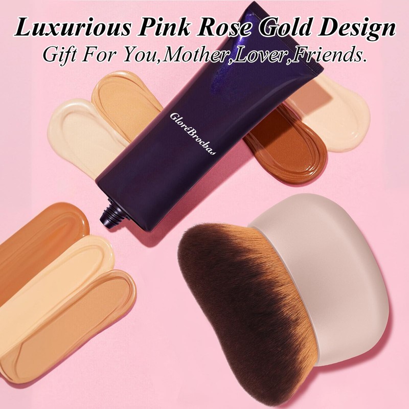 GloréBrochas 75MM Extra Large Self Tanner Kabuki Makeup Brush –