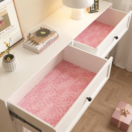 Stickyart Dusty Pink Felt Wallpaper Peel and Stick Velvet Wallpaper Luxury Textured Pink Contact Paper Removable Soft Flocking Wall Paper Self Adhesive Felt Sheets for Liner Dresser Bedroom 12"x80"