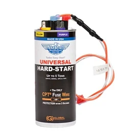 Amrad Universal Replacement Hard Start Kit for HVAC Compressors 1-5 ton