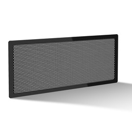 Floor Register Vent Cover- 4"x12" Air Vent Screen Mesh, Frame Tape Perfect for Multiple Material Air Vent Filters (4-Packs)- Black