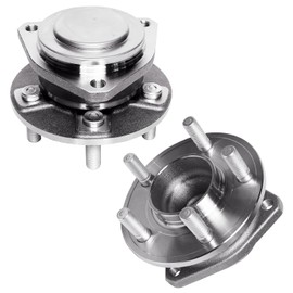 Detroit Axle - Pair Front Wheel Hub Bearings Assembly Replacement for Chrysler 300 Dodge Challenger Charger - 2pc Set
