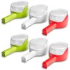 Turbo Clip Plus Set of 6 Closure and Pourer for