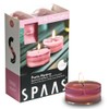 Spaas 12 Maxi Scented Tealights in Transparent Clear Cup, 10