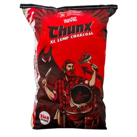 Jealous Devil 100% All Natural Pro Restaurant Quality Hardwood Lump Charcoal for Grilling and Smoking, 35 Pound Bag