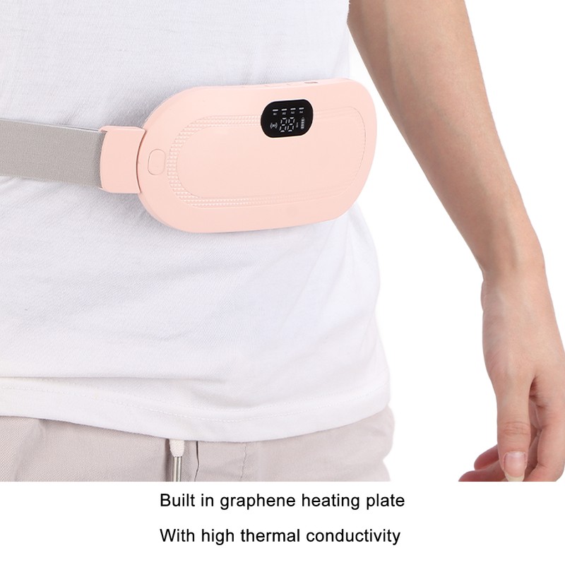 Waist Heating Belt Hot Compress Portable Lower Back Waist Vibrating