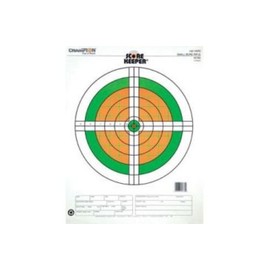 Champion Traps and Targets, Score Keeper Fluorescent Targets, 100yd Small Bore Rifle (Per 12)
