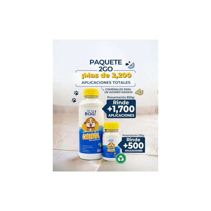 OH MY DOG - 2Go - 1 paquete de 850