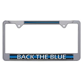 Back The Blue Police License Plate Frame