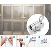 Litensh Self-Closing Latch, Spring Door Lock Latch，Resilient Bolt Latch, Spring