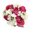 Admired By Nature 9 Stems Artificial Rose Hydrangea Mixed Bouquet,