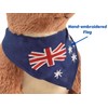 BOHS Plush Kangaroo with Australia Scarf and Removable Joey -