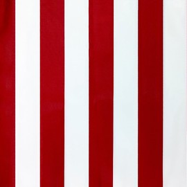 Pcinfuns Outdoor Chair Cushion 24 x 24 Inch Seat Cushions for Patio Furniture Garden Sofa Couch Chair Pads with Adjustable Straps Set of 2, Red White