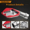 06E121168 Water Pump Thermostat Cover Housing Connector Flange W/Seal Replacement