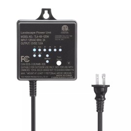 DEWENWILS 60W Outdoor Low Voltage Transformer with Timer for LED Landscape Light