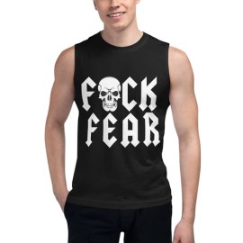 EWS Stone Cold Steve Austin Drink Beer F Fear Sleeveless Muscle T-shirt - XL